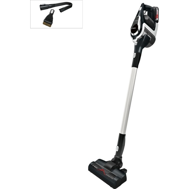Bosch BCS101GB Unlimited Serie 8 Cordless Upright Vacuum Cleaner - Black & White