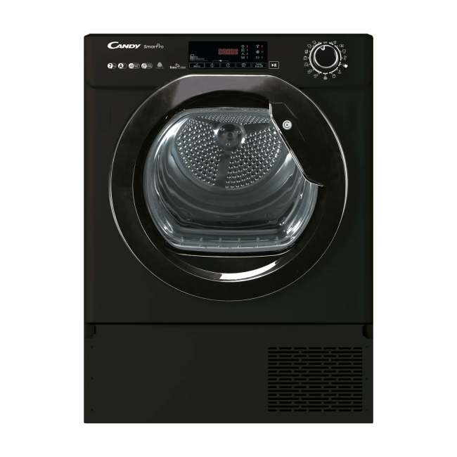 Refurbished Candy BCTDH7A1TCEB-80 Integrated Heat Pump 7KG Tumble Dryer Black