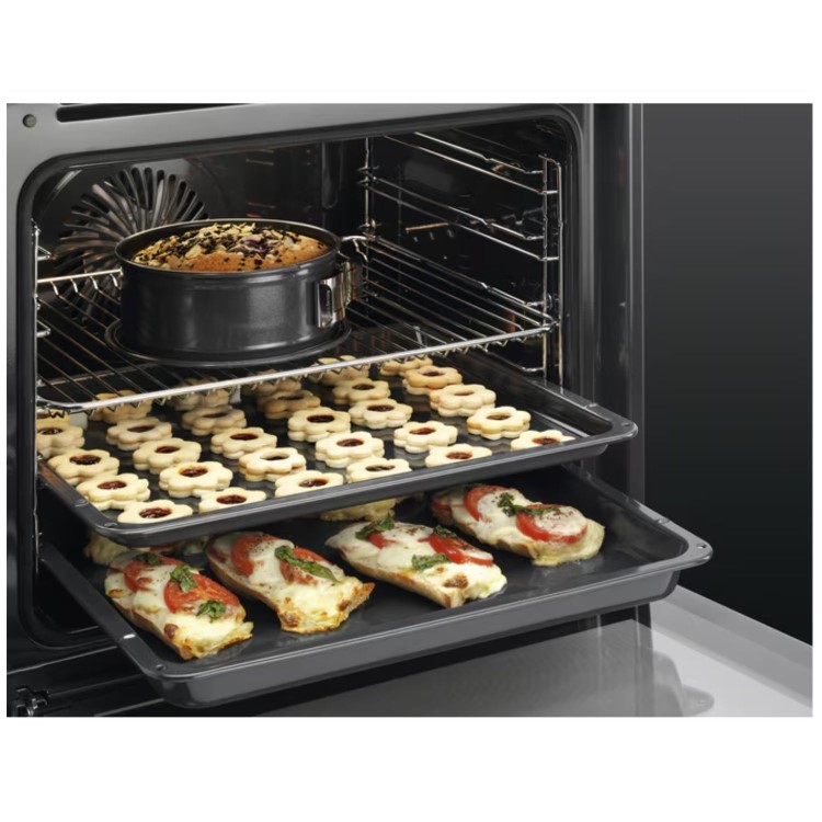AEG 3000 Series BCX335L11M Electric Single Oven with Left Hand Opening