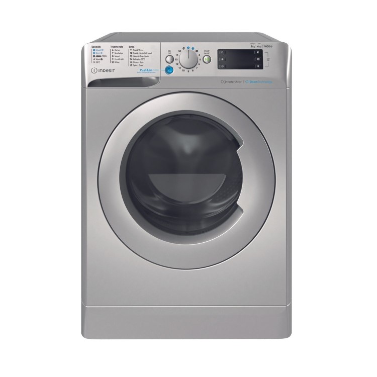 Indesit 9kg Wash 6kg Dry 1400rpm Washer Dryer - Silver