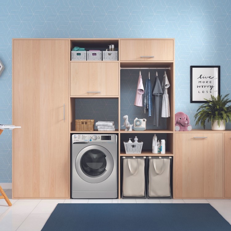 Indesit 9kg Wash 6kg Dry 1400rpm Washer Dryer - Silver