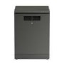Refurbished Beko HygieneShield BDEN38640FG 16 Place Freestanding Dishwasher Graphite