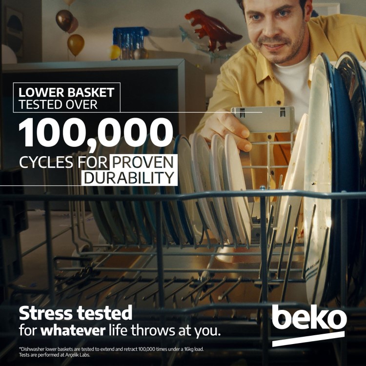 Beko HygieneIntense Freestanding Dishwasher - Quick&Shine C-Rated White