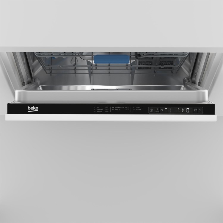 Beko Integrated Dishwasher – Fast+ C-rated Black Control Panel