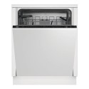 BDIN38440 Beko HygieneShield Integrated Dishwasher - C-Rated, Black control panel