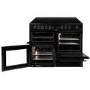 Beko BDVC100K 100cm Double Oven Electric Range Cooker With Ceramic Hob Black