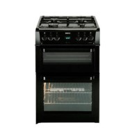 Beko BDVG694KP Double Oven 60cm Gas Cooker - Black