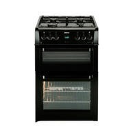 Beko BDVG694KP Double Oven 60cm Gas Cooker - Black