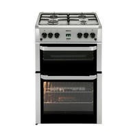 Beko BDVG694SP Double Oven 60cm Gas Cooker - Silver