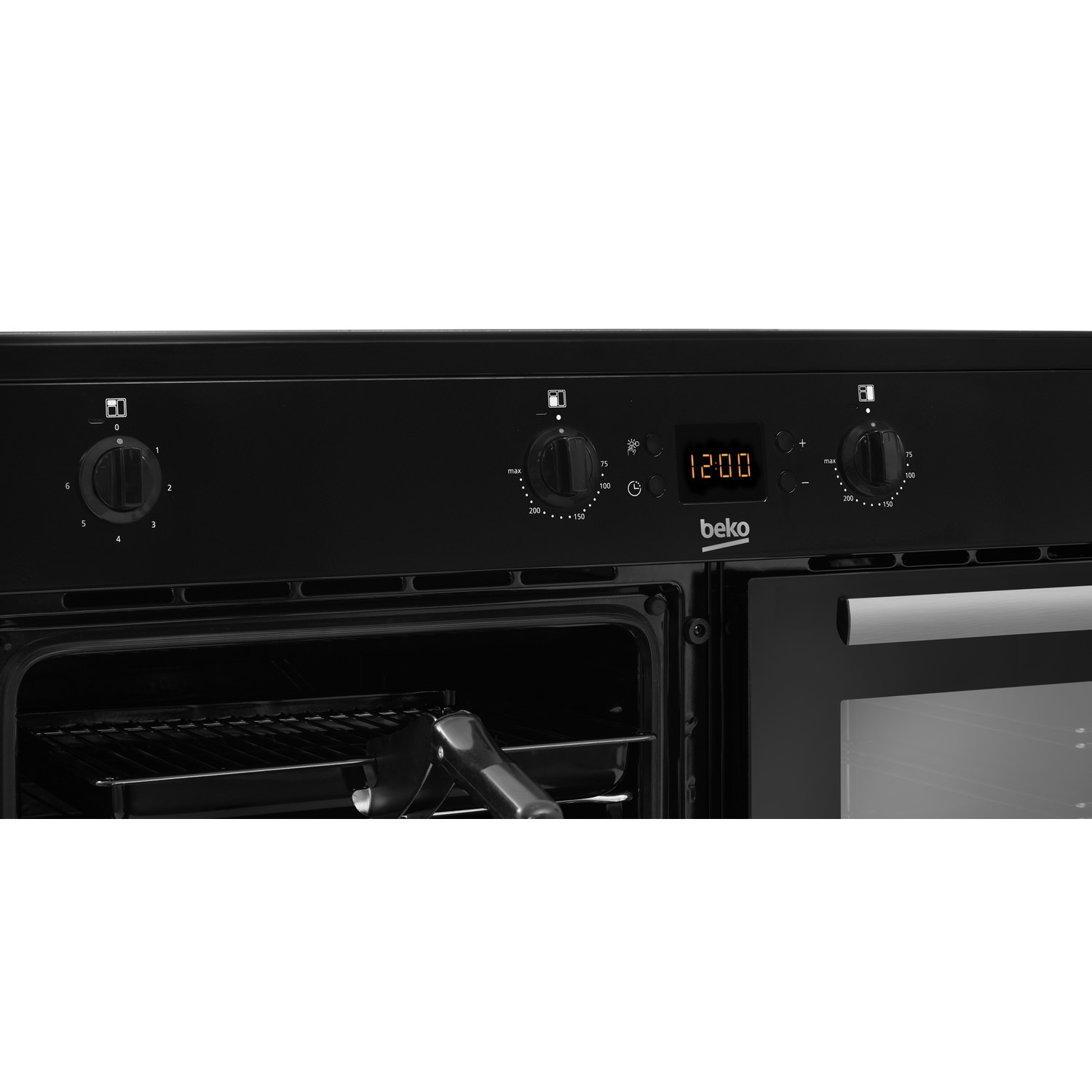 Beko BDVI90K Electric Double Oven Range Cooker with Induction Hob