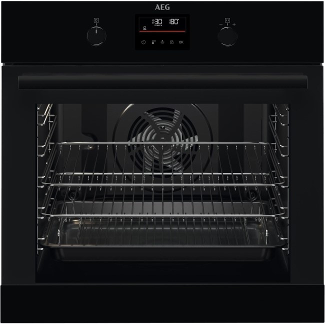 AEG 6000 Electric Single Oven - Black