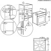 AEG 6000 Electric Single Oven - Black