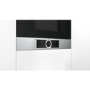 Refurbished Bosch BEL634GS1B Serie 8 21L 900W Built-in Microwave with Grill Stainless Steel