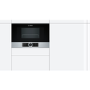 Refurbished Bosch BEL634GS1B Serie 8 21L 900W Built-in Microwave with Grill Stainless Steel