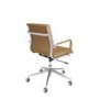 Tan Faux Leather Office Chair - Benson