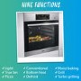 AEG 6000 Series SteamBake Electric Single Oven - Stainless Steel
