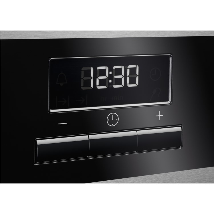 Refurbished AEG SteamBake BES351010M Multifunction 60cm Single Built In Electric Oven Stainless Steel