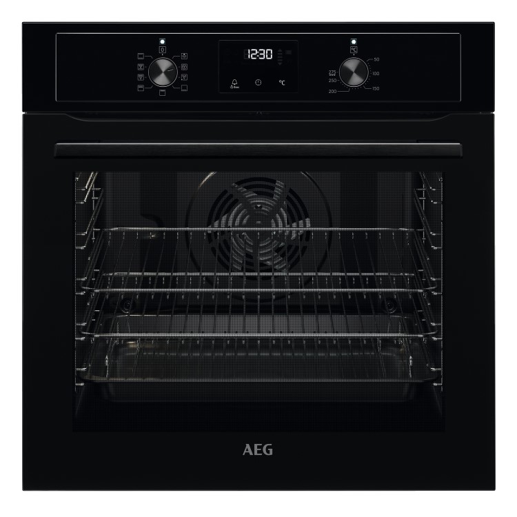 AEG 3000 Series Electric Single Oven - Black