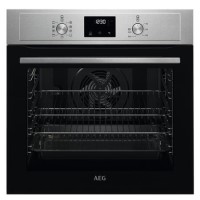 Refurbished AEG 3000 Series BEX335011M 60cm Single Built In Electric Oven Stainless Steel Refurbished AEG 3000 Series BEX335011M 60cm Single Built In Electric Oven Stainless Steel