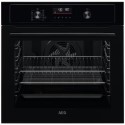 BEX535A61B AEG 3000 Series BEX535A61B Air Fry Electric Single Oven - Black