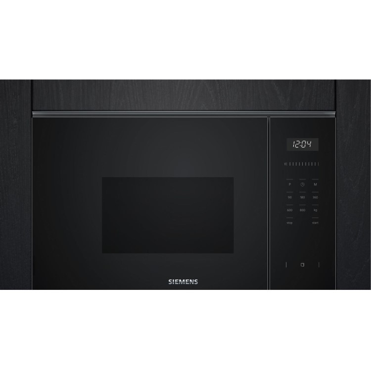 Siemens iQ500 Built-In 800W Microwave - Black