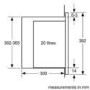 Siemens iQ500 Built-In Microwave - Stainless Steel