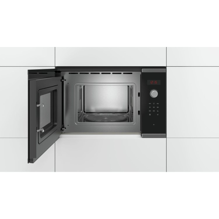 Bosch Series 4 Built-In 800W Microwave - Stainless Steel