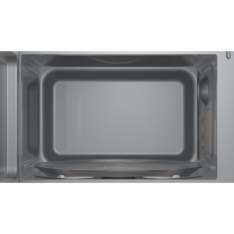 Refurbished Bosch Serie 2 BFL523MS3B Built In 20L 800W Solo Microwave Oven Black With Steel Trim
