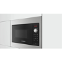 Refurbished Bosch Serie 2 BFL523MS3B Built In 20L 800W Solo Microwave Oven Black With Steel Trim