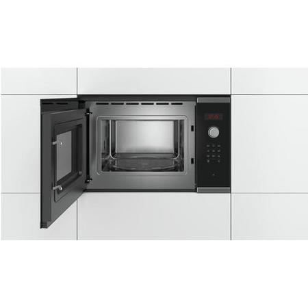 Refurbished Bosch BFL553MS0B Built In 20L 800W Microwave Silver