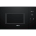 A2/BFL554MB0B Refurbished Bosch Series 6 BFL554MB0B Built In 25L 900W Solo Microwave Black