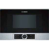 Bosch Series 8 21L 900W Built-in Microwave - Stainless Steel