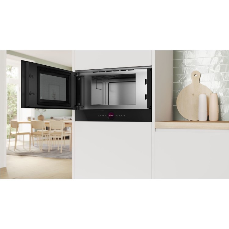 Bosch Series 8 Built-In 900W Microwave - Black