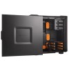 Be Quiet! Silent Base 600 Mid Tower Gaming Case in Black/Orange