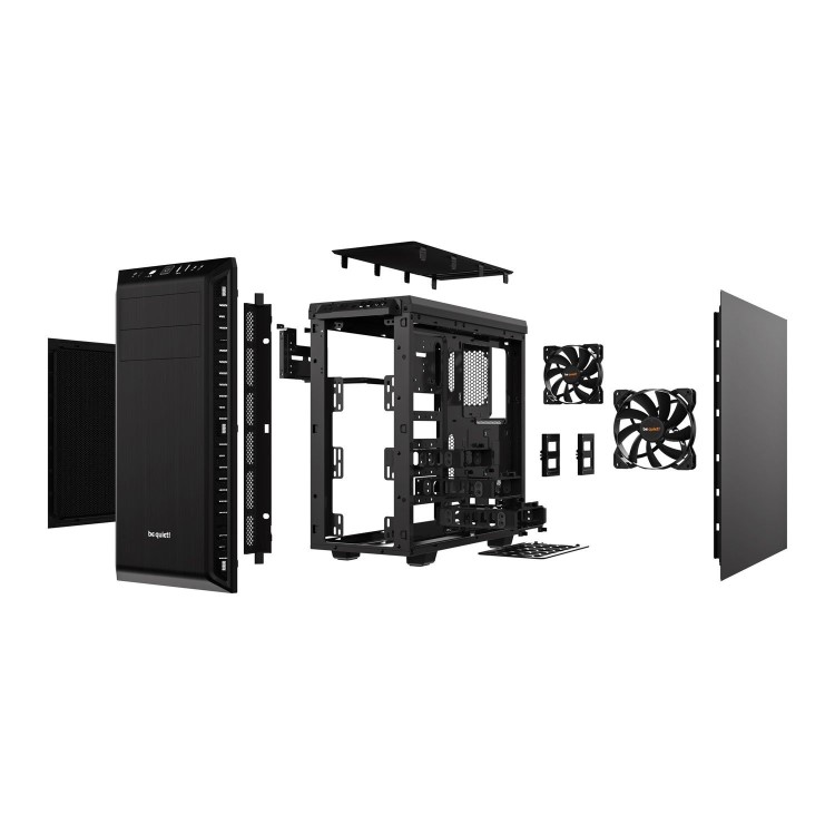 Be Quiet! Pure Base 600 Gaming Case ATX No PSU 2 x Pure Wings 2 Fans Black