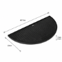 Boss Grill Half Moon Cast Iron Griddle for 22" Ceramic BBQs