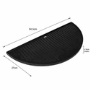 Boss Grill Half Moon Cast Iron Griddle for eiqkingegg