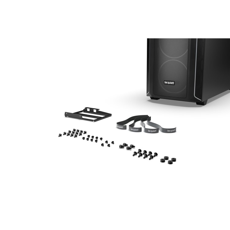 Be Quiet Shadow Base 800 FX BGW63 Airflow Optimized Mid Tower Case Aluminum Black Chassis