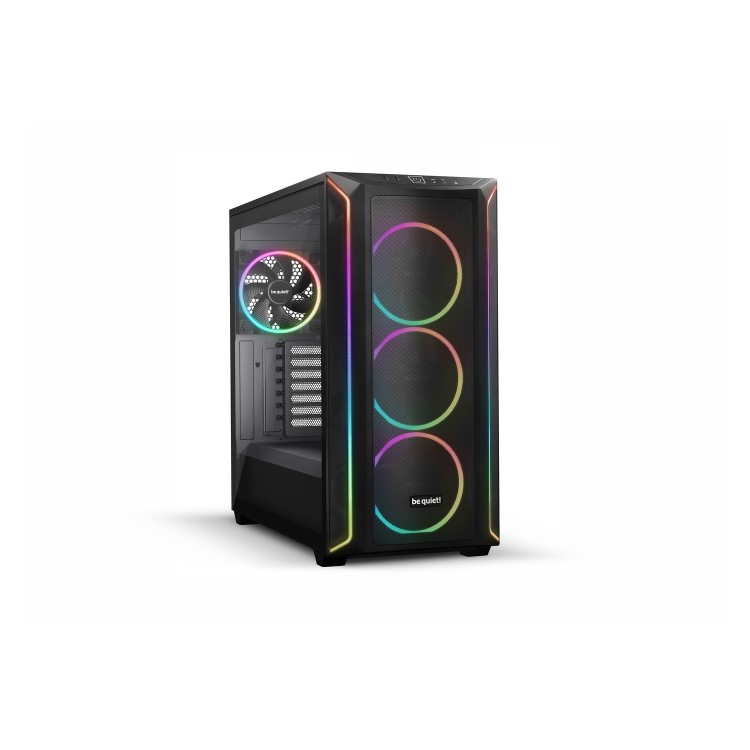 Be Quiet Shadow Base 800 FX BGW63 Airflow Optimized Mid Tower Case Aluminum Black Chassis