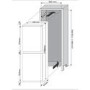 Refurbished Hoover BHBF172UKT/N Integrated 233 Litre 50/50 Frost Free Fridge Freezer