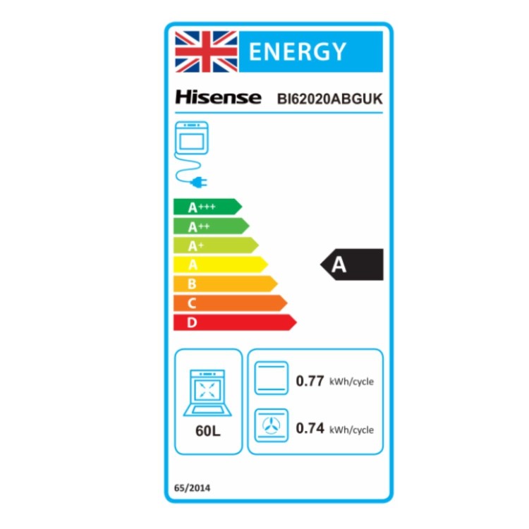 Hisense BI62020ABGUK Electric Single Oven - Black