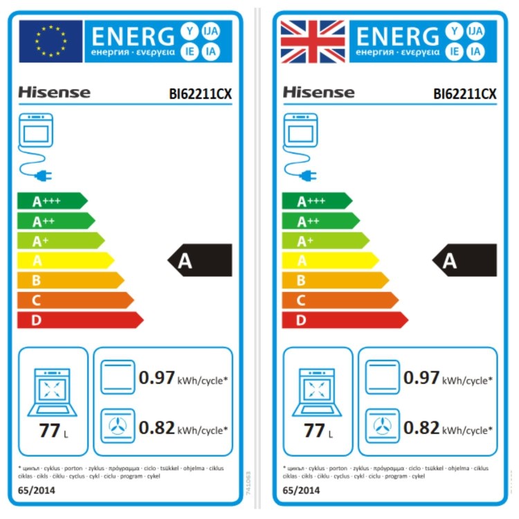Hisense BI62211CX Electric Single Oven - Stainless Steel   