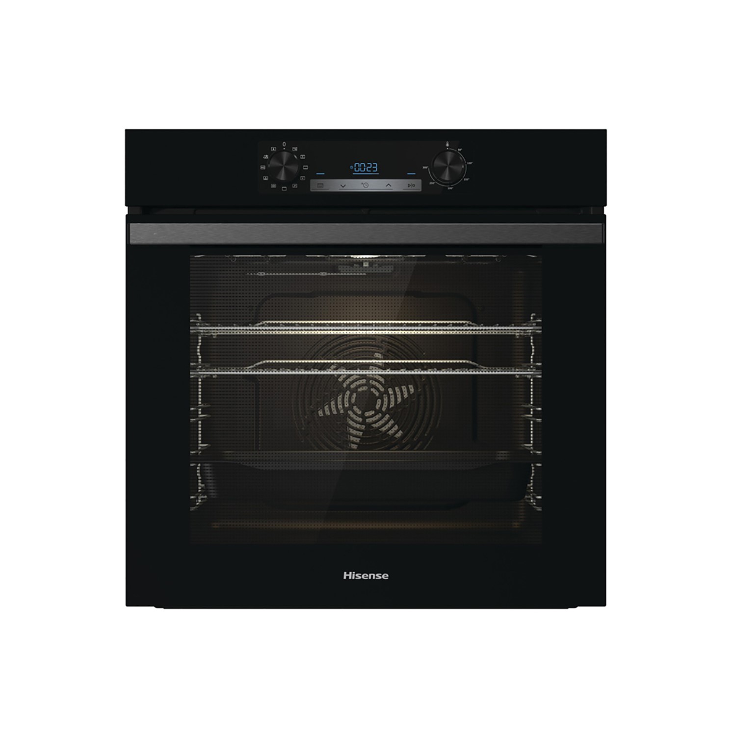 Hisense 77L Built-in Electric Fan Single Oven - Black