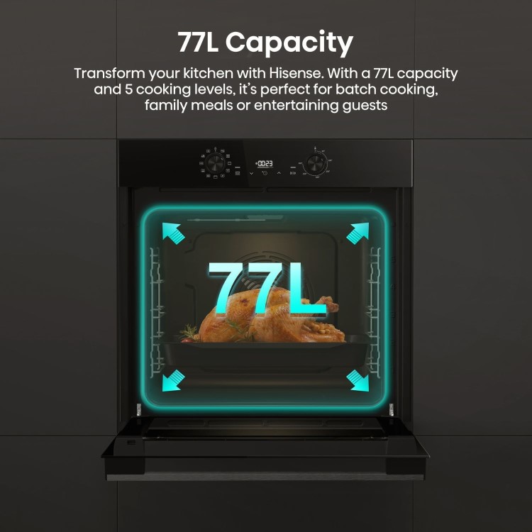 Hisense Hi2 Electric Single Oven - Black