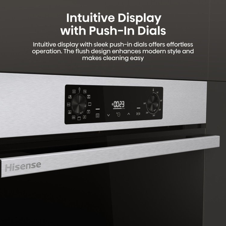 Hisense Hi2 Electric Single Oven - Stainless Steel
