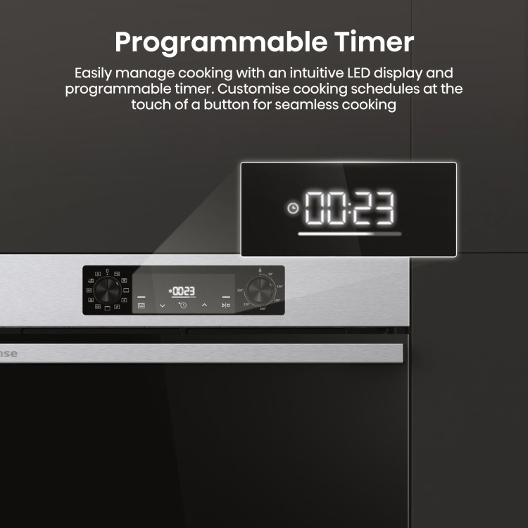 Hisense Hi2 BI622AXPGUK Electric Single Oven - Stainless Steel