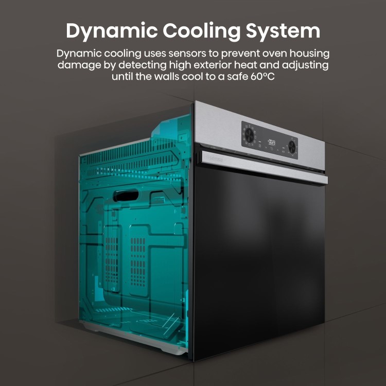 Hisense Hi2 BI622AXPGUK Electric Single Oven - Stainless Steel