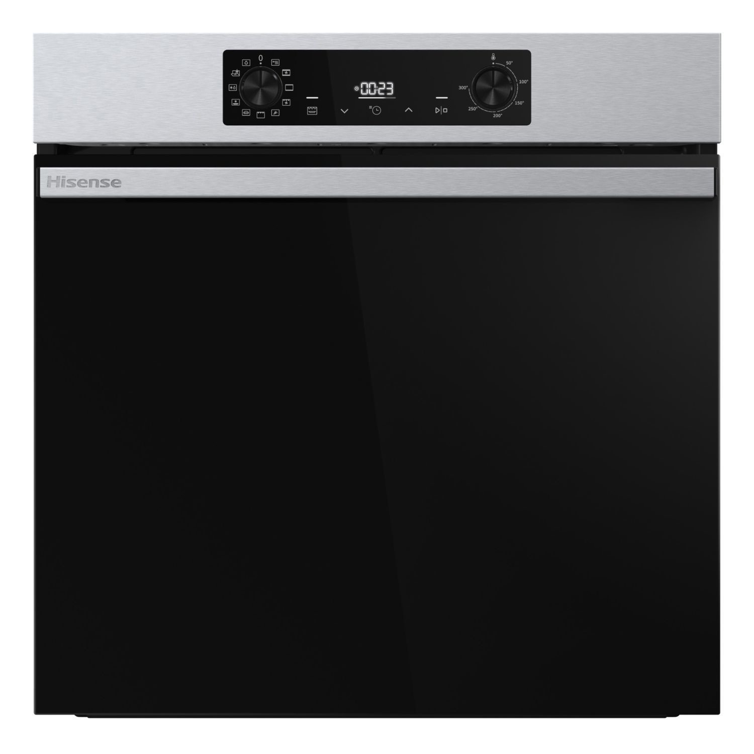 Hisense Hisense Hi2 Bi622Axpguk Built In Electric Single Steam, Plug & Play Oven - Stainless Steel/Black