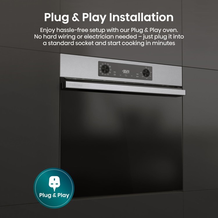 Hisense Hi2 Electric Single Oven - Stainless Steel