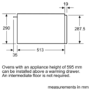Refurbished Siemens BI630DNS1B 29cm High Warming Drawer Stainless Steel